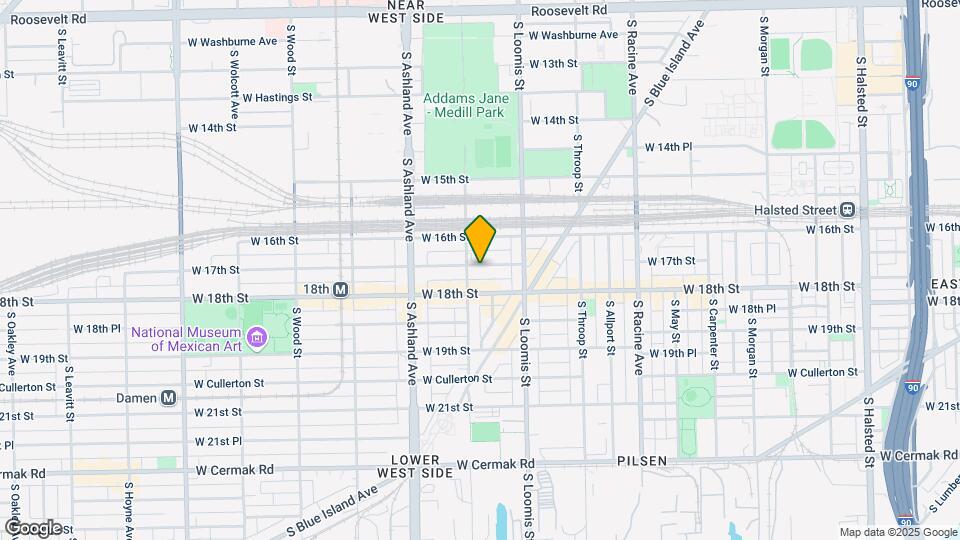 1447 W 17th St Mapa y Detalles de la Ubicación