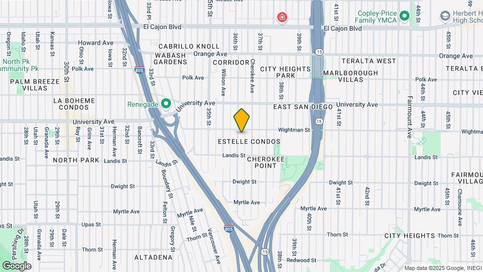 3777 36th St Mapa y Detalles de la Ubicación