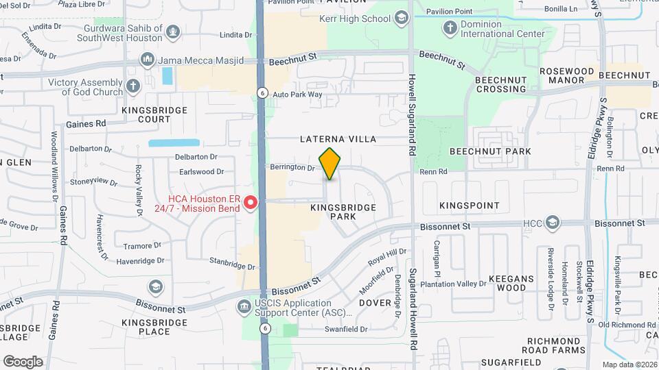 8811 Norham Dr Map and Location Details