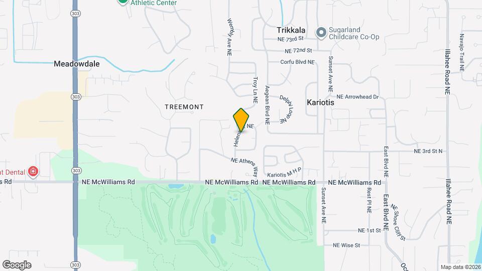 6720 Helena Dr NE Map and Location Details