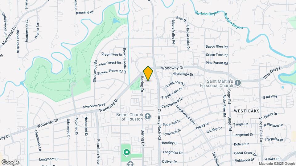 661 Bering Dr Map and Location Details