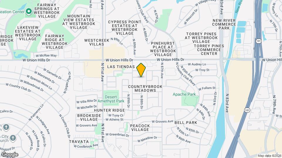 8827 W Willowbrook Dr Map and Location Details