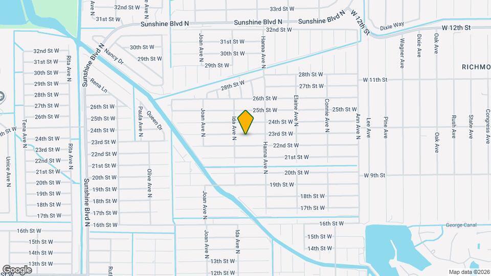 2813 23rd St W Map and Location Details