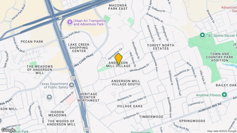 9731 Anderson Village Dr Map and Location Details