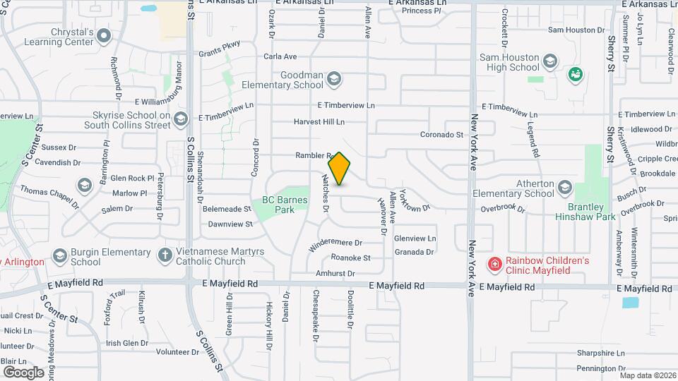 1505 Hanover Dr Map and Location Details