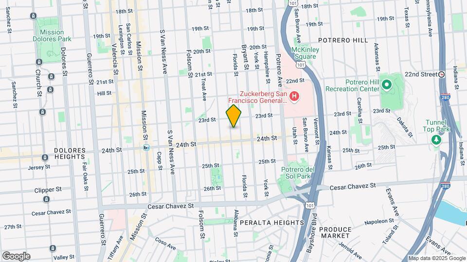 1151-1161 Alabama St Map and Location Details