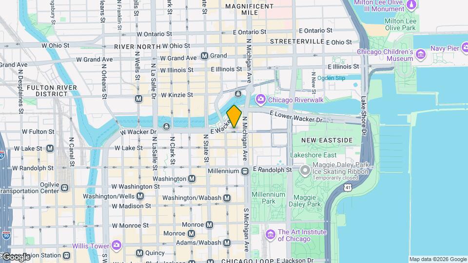 64 E Wacker Pl Map and Location Details