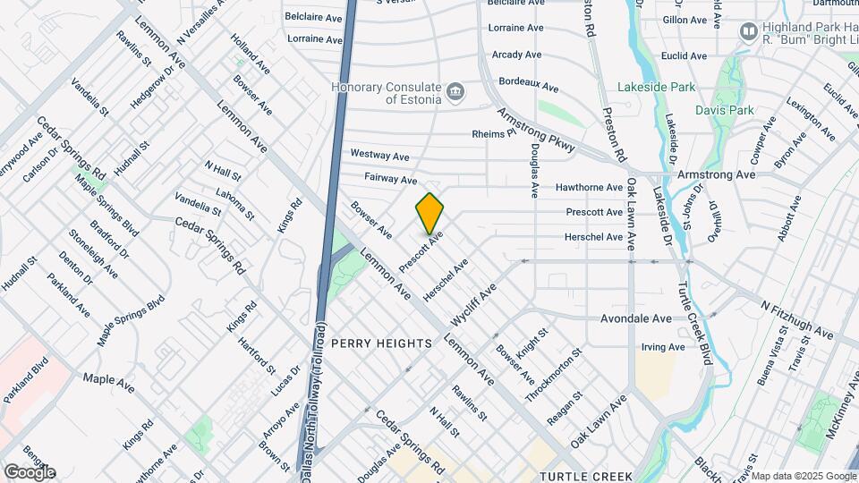 4507 Holland Ave Map and Location Details
