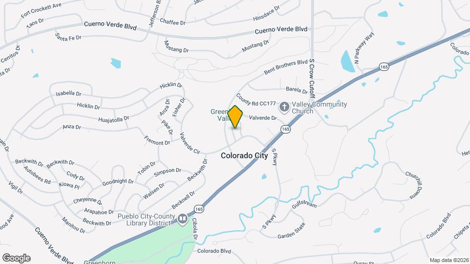 4425 Val Verde Ct Map and Location Details