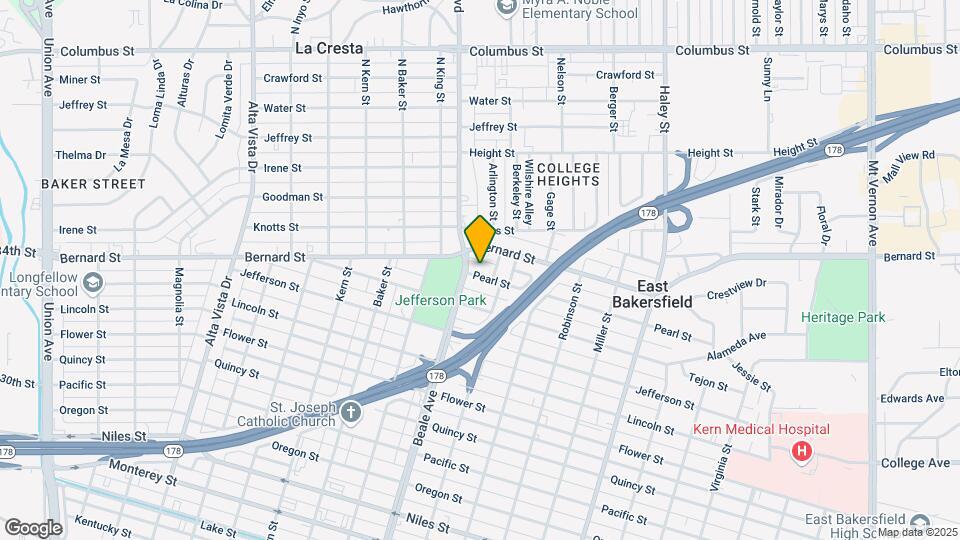 906 Pearl St Map and Location Details