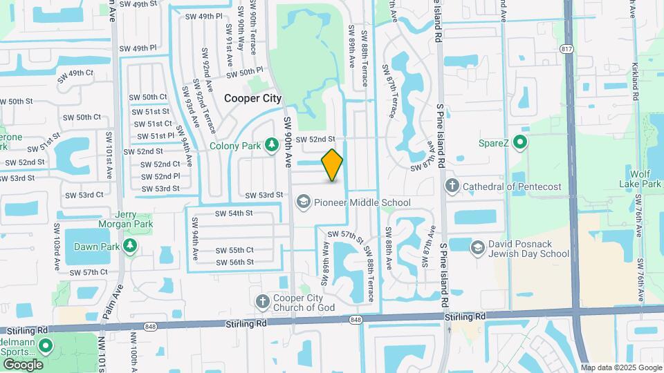 8950 SW 53rd St Mapa y Detalles de la Ubicación