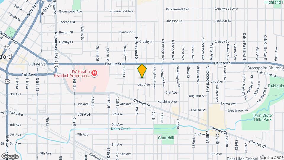 223-225 S Gardiner Ave Map and Location Details