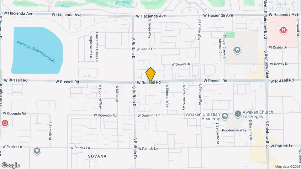 5733 S Tioga Way Map and Location Details