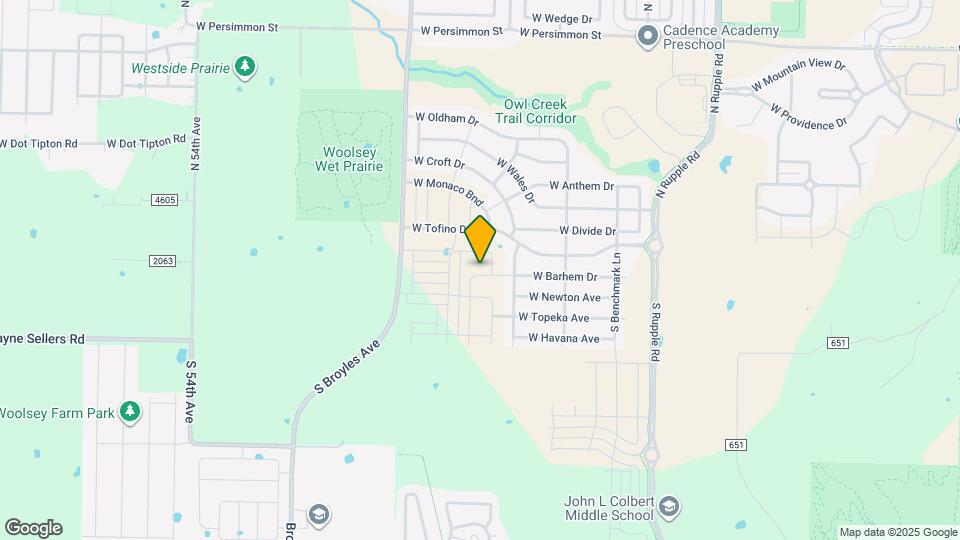 138 S Maroon Ave Map and Location Details