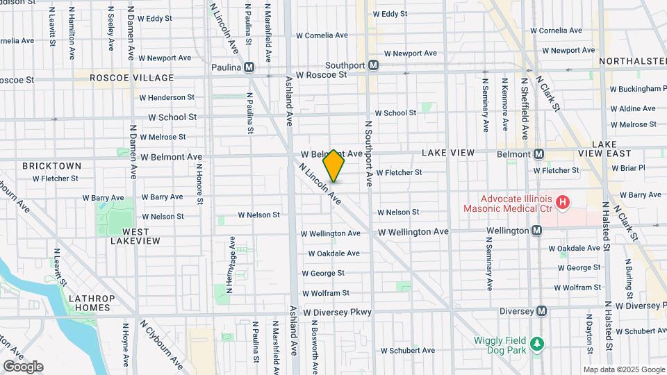 3101 N Greenview Ave Mapa y Detalles de la Ubicación