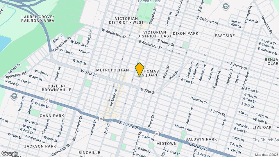 122 E 36th St Map and Location Details