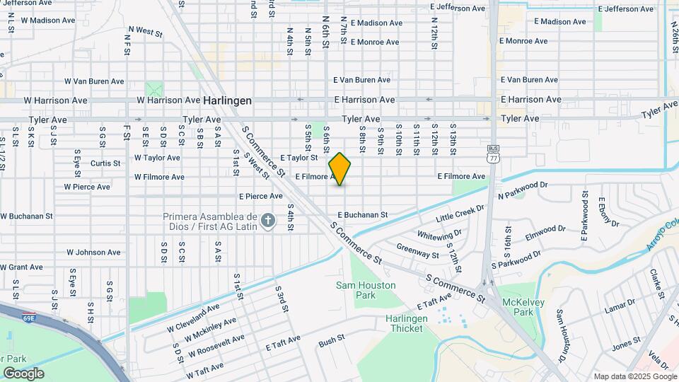 619 E Pierce Ave Map and Location Details