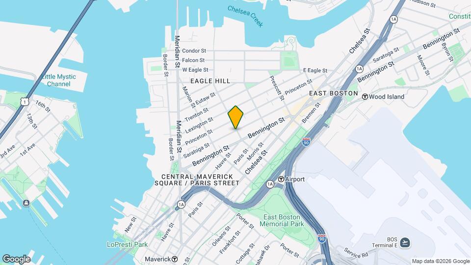 165 Saratoga St, Unit 2 Mapa y Detalles de la Ubicación