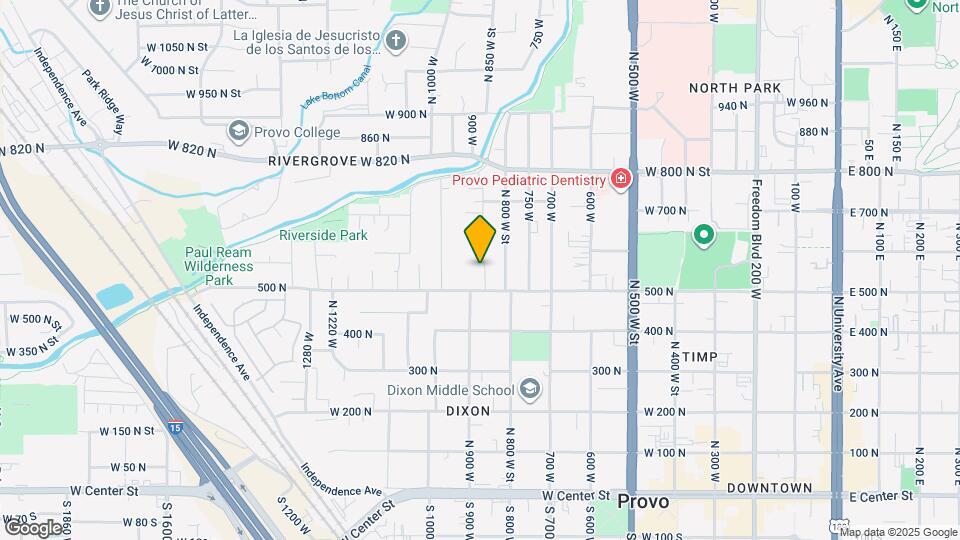 539 N 850 W St Map and Location Details