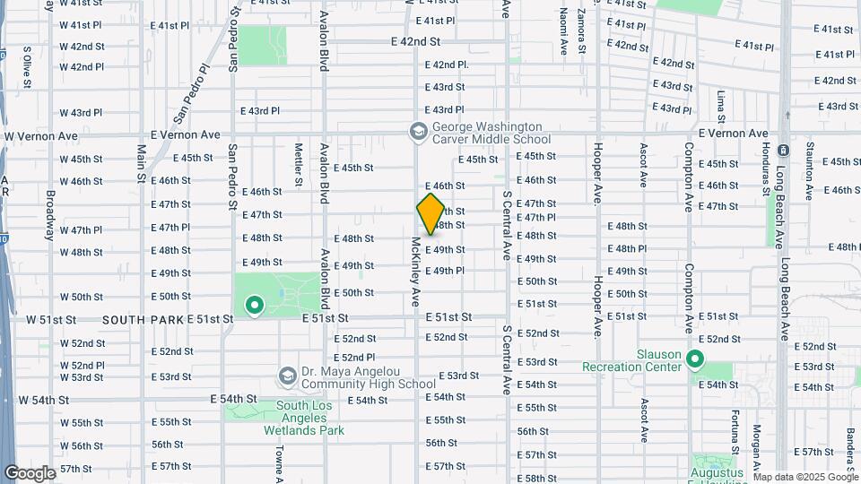 883 E 49th St Map and Location Details