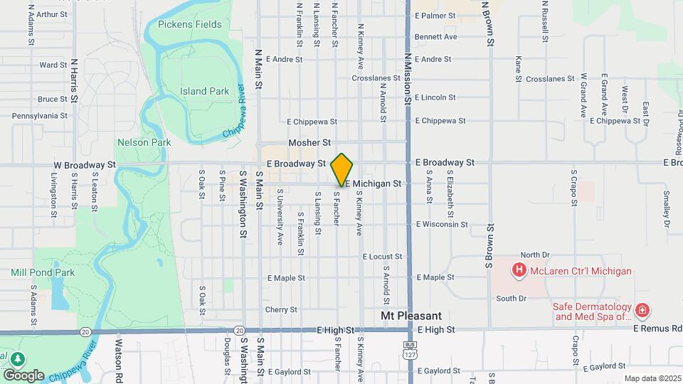 209 S Fancher Ave, Unit 209 S Fancher Street Mt P Map and Location Details