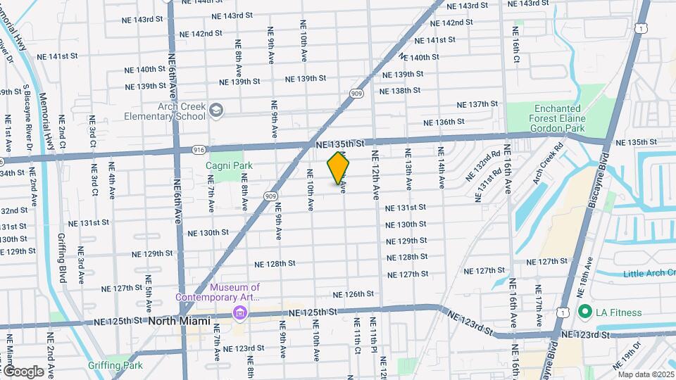 1081 NE 132nd St Map and Location Details
