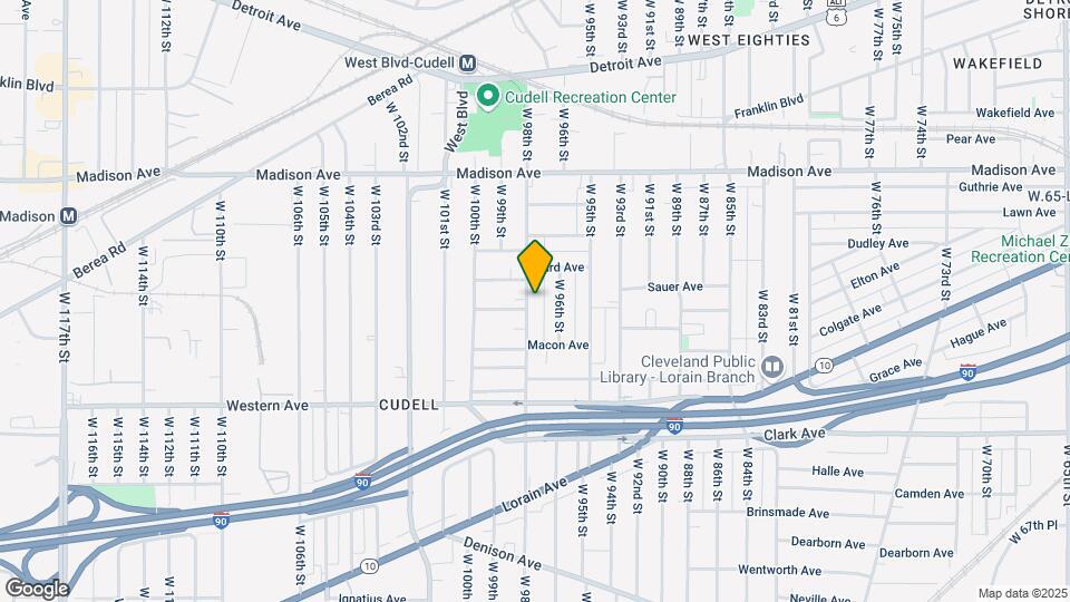 2133 W 98th St Mapa y Detalles de la Ubicación