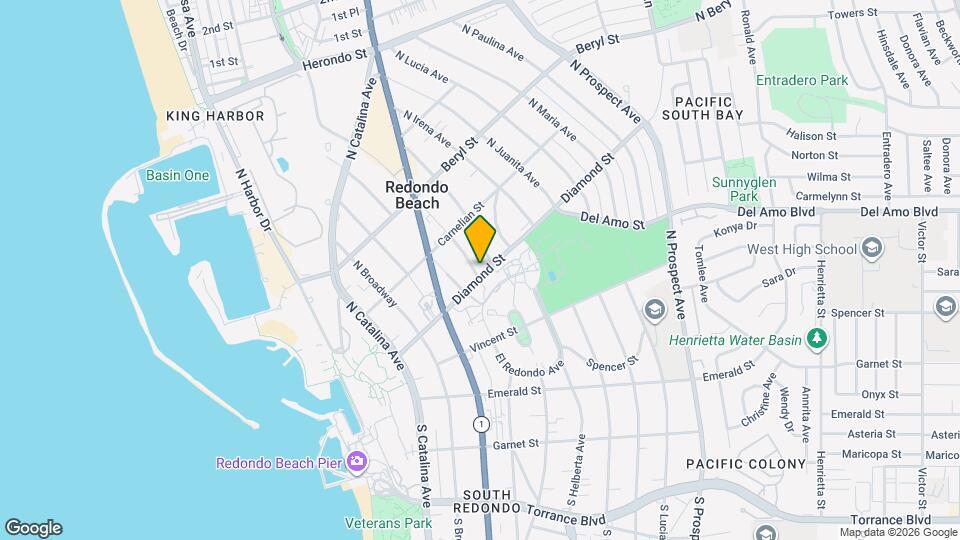 302 N Gertruda Ave Mapa y Detalles de la Ubicación