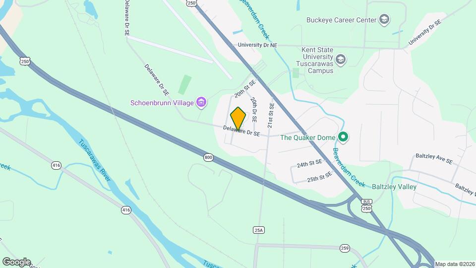 2024 Delaware Dr SE Map and Location Details