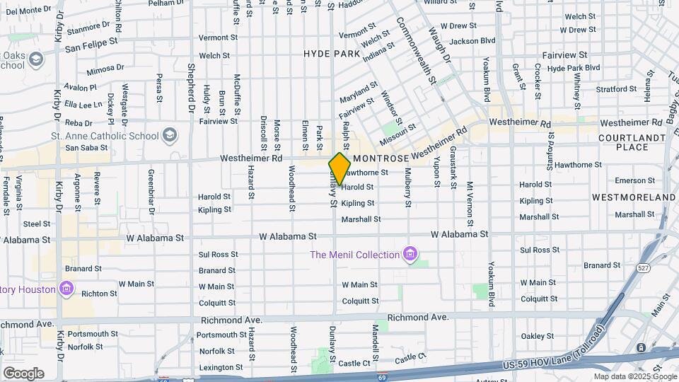 1655 Harold St Map and Location Details