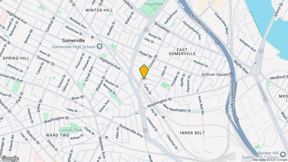 61 Tufts St, Unit 2 Map and Location Details