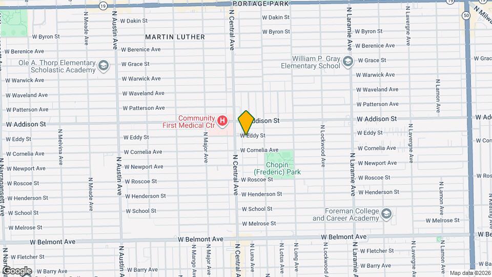 5539 W Eddy St Mapa y Detalles de la Ubicación