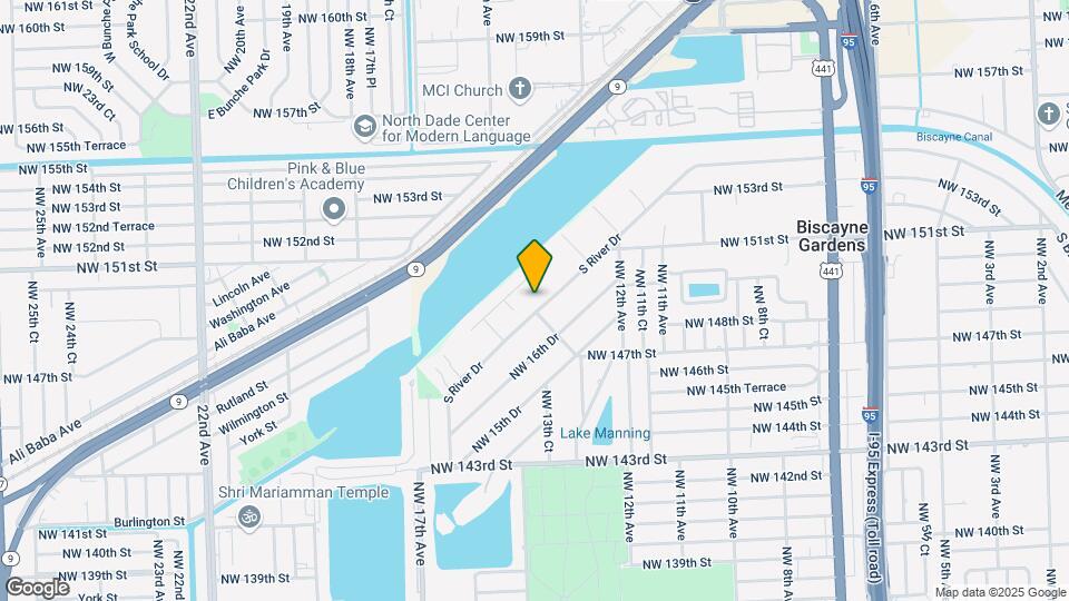 14910 S River Dr Map and Location Details
