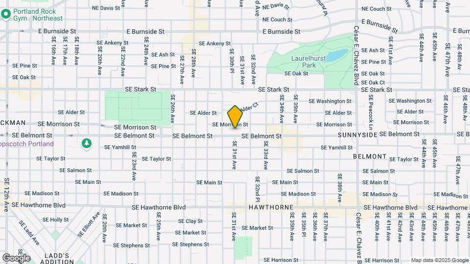 3051 SE Belmont St Map and Location Details