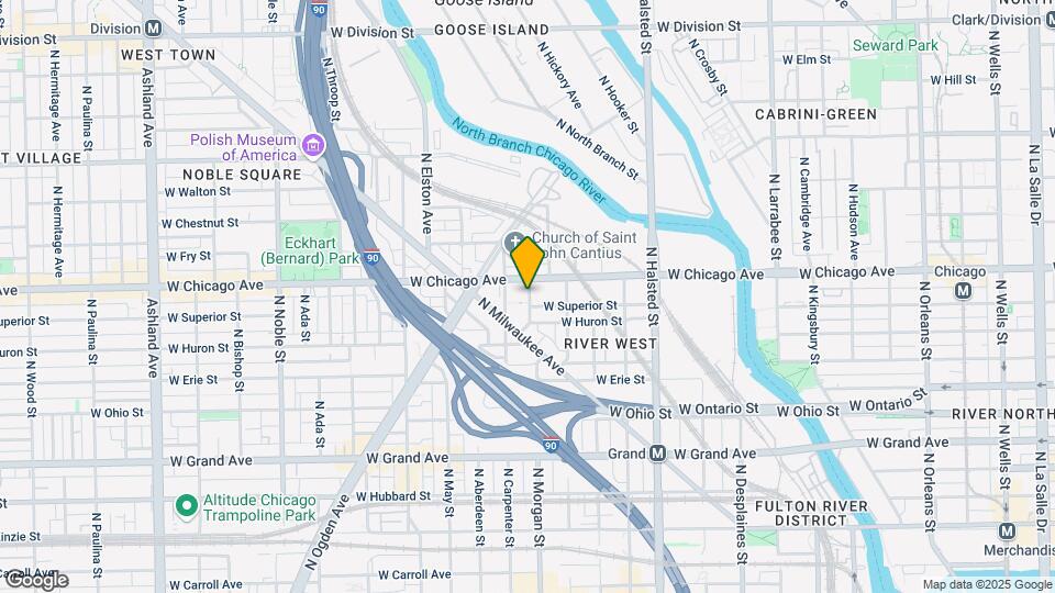 754 N Morgan St Map and Location Details
