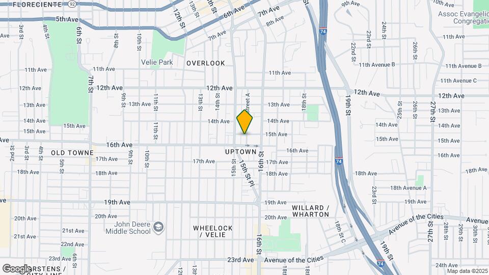 1518 15th Ave Map and Location Details