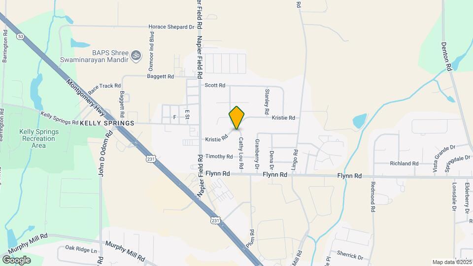 3309 Cathy Lou Rd Map and Location Details