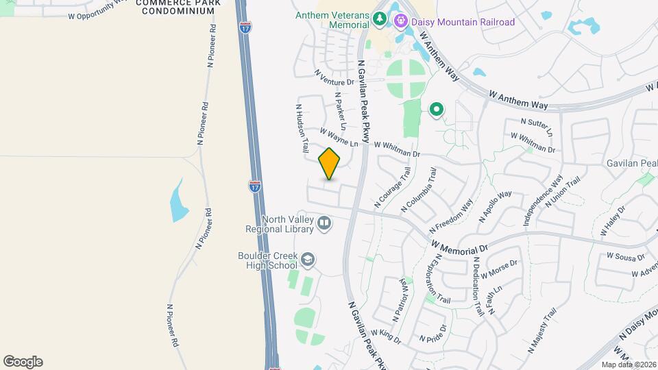 40809 N Raleigh Ct Map and Location Details