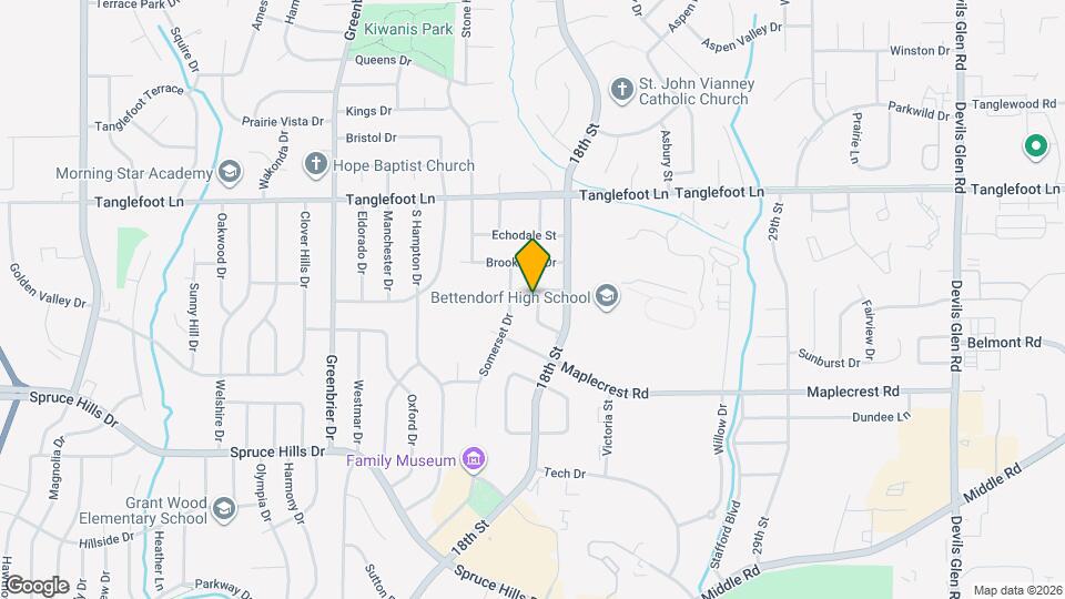 2319 Pinehurst St Mapa y Detalles de la Ubicación