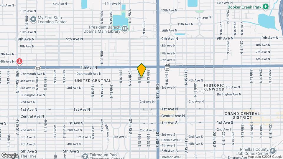 3545 4th Ave N Map and Location Details