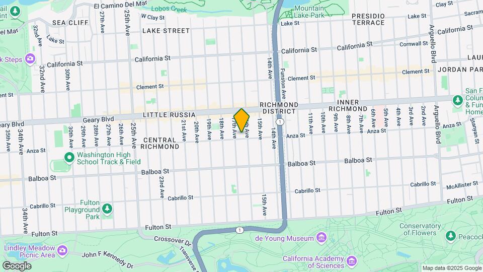 2524 Anza St Map and Location Details