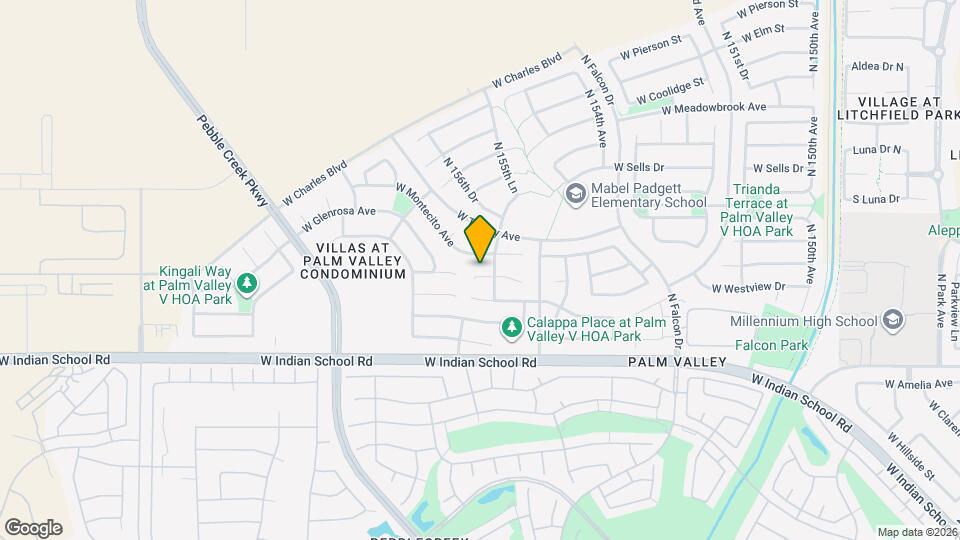 15616 W Westview Dr Mapa y Detalles de la Ubicación