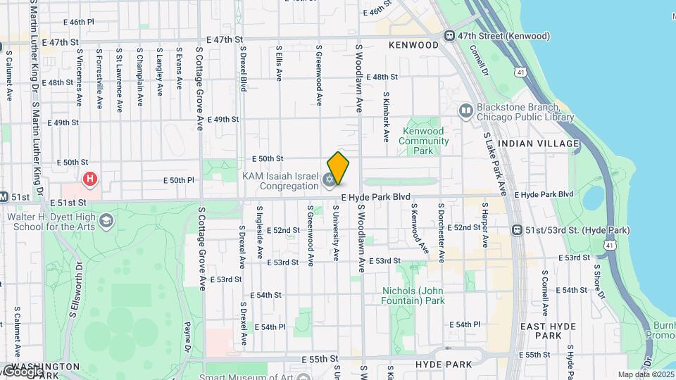 1118-28 E Hyde Park Blvd Map and Location Details