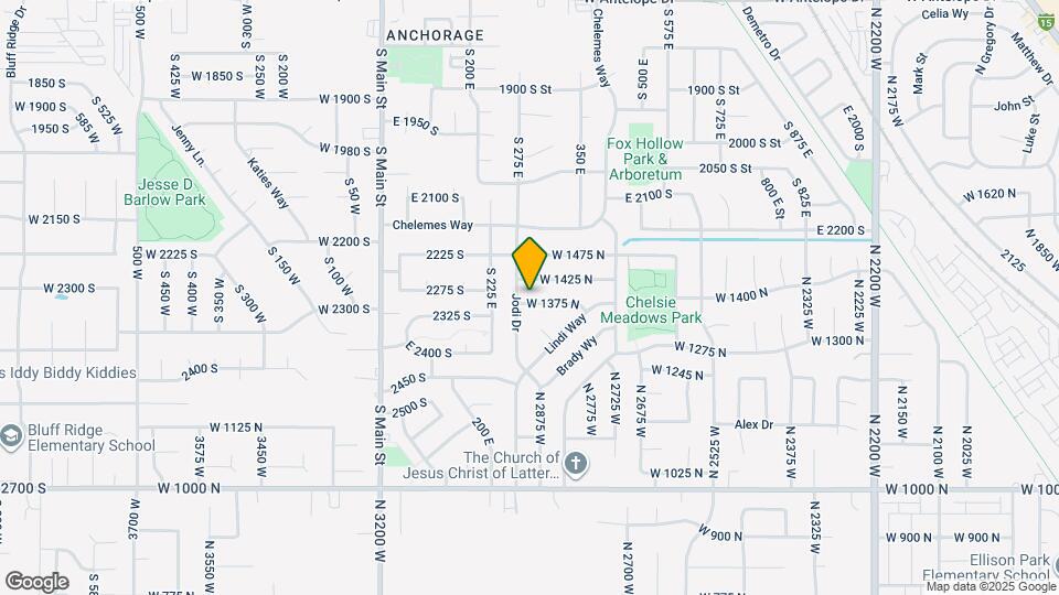 2898 W 1375 N Map and Location Details