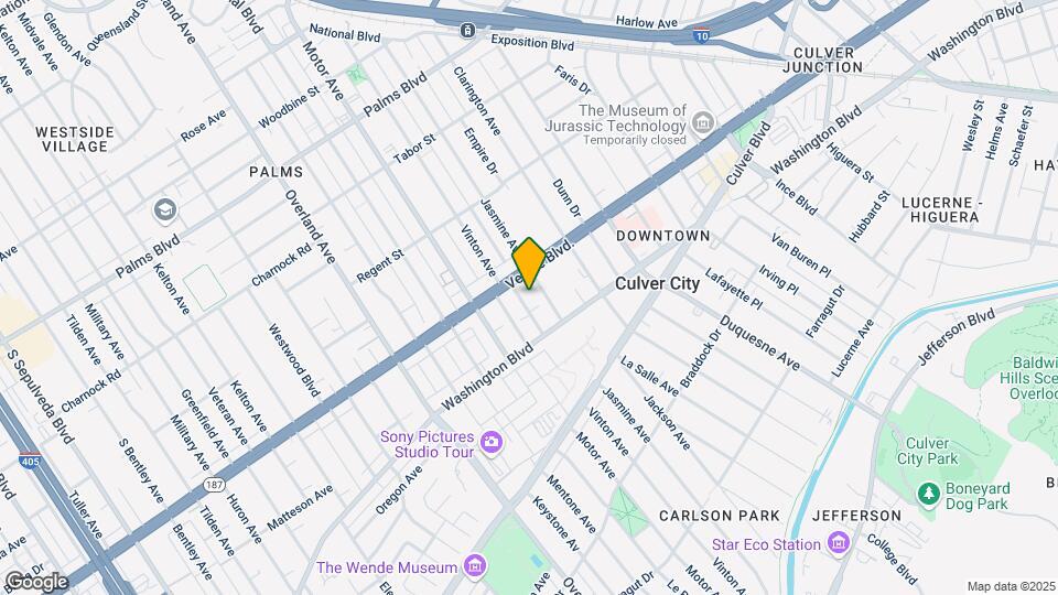 3830 Vinton Ave Mapa y Detalles de la Ubicación