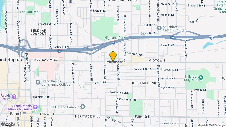 638 Michigan St NE Map and Location Details