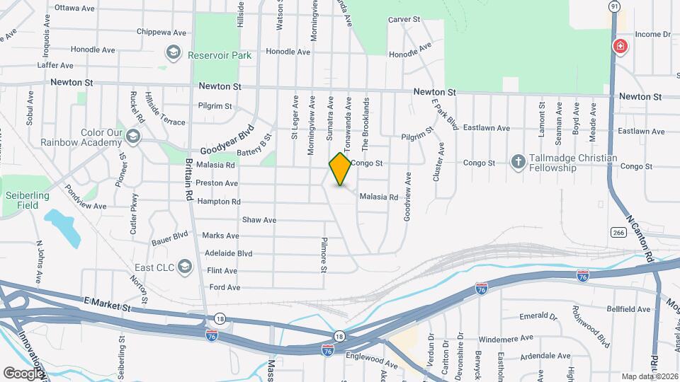 1820 Malasia Rd Mapa y Detalles de la Ubicación