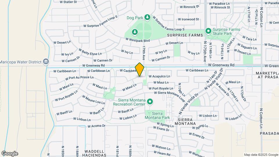 17929 W Port Au Prince Ln Map and Location Details
