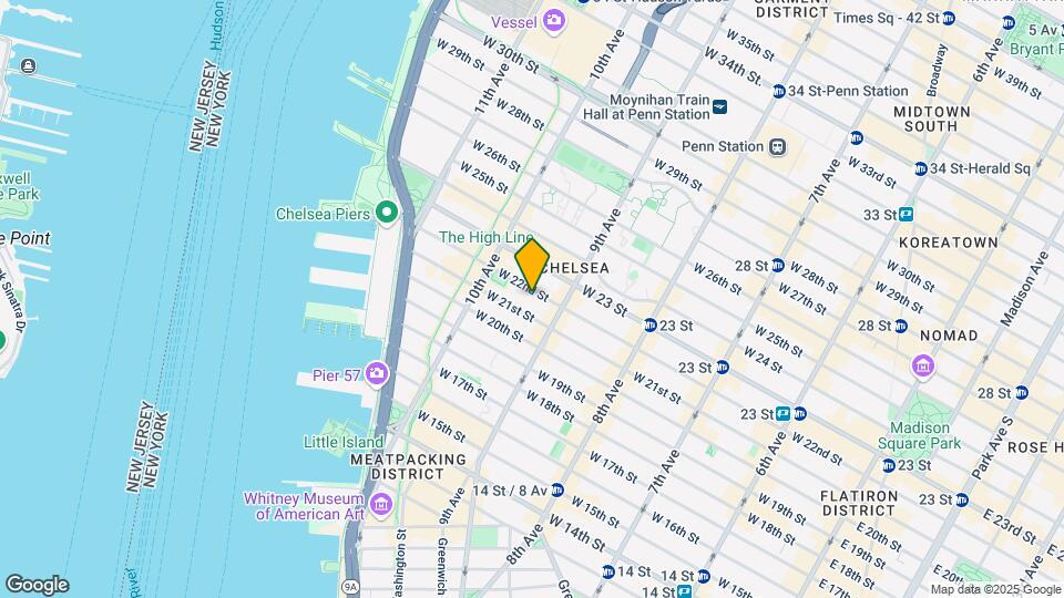 432 W 22nd St Map and Location Details
