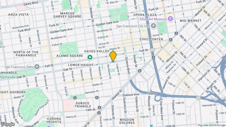 439 Oak St Map and Location Details